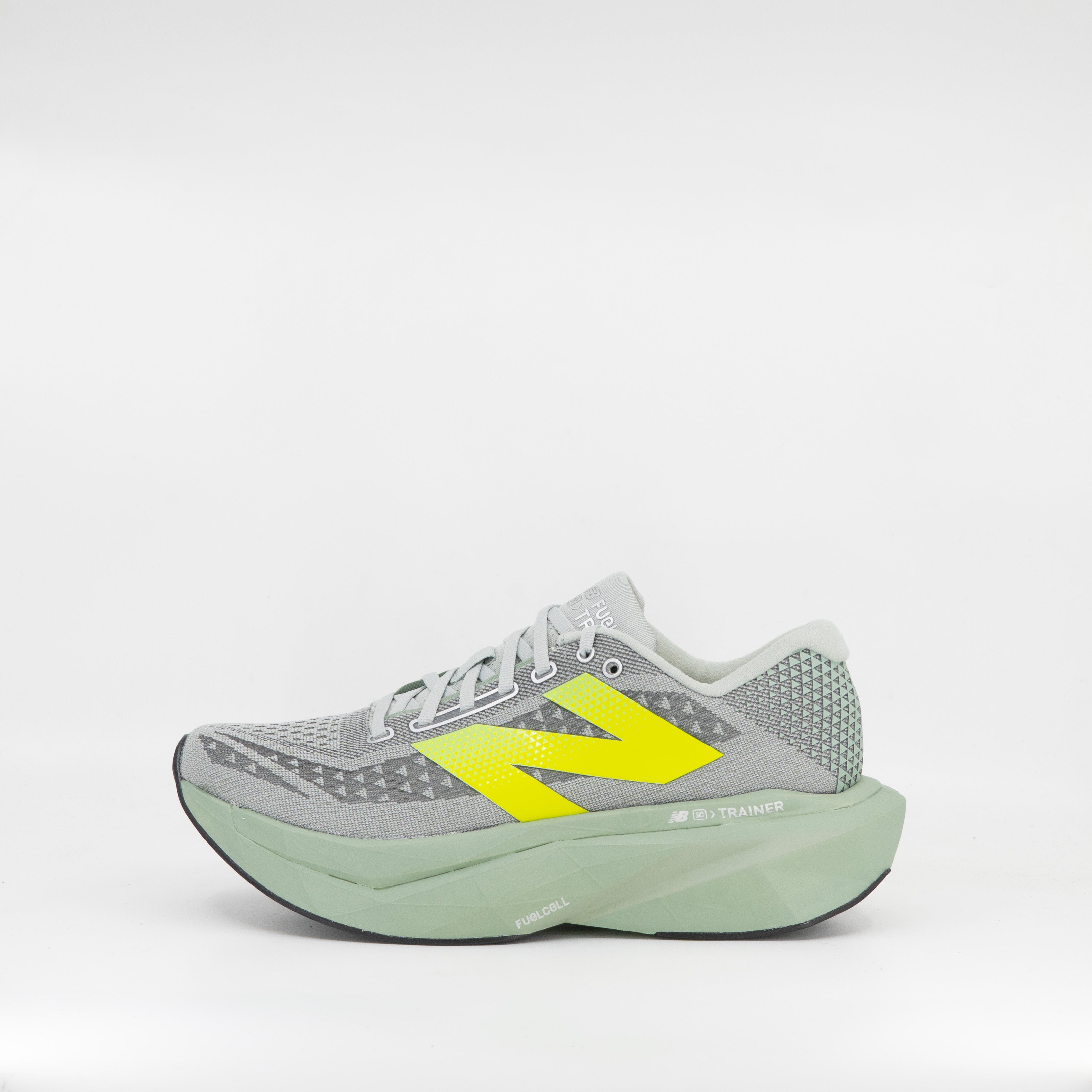 New Balance FuelCell Supercomp Trainer v3 (D Standard) Mens Mosaic Green/Lone Star Grey - Frontrunner Colombo