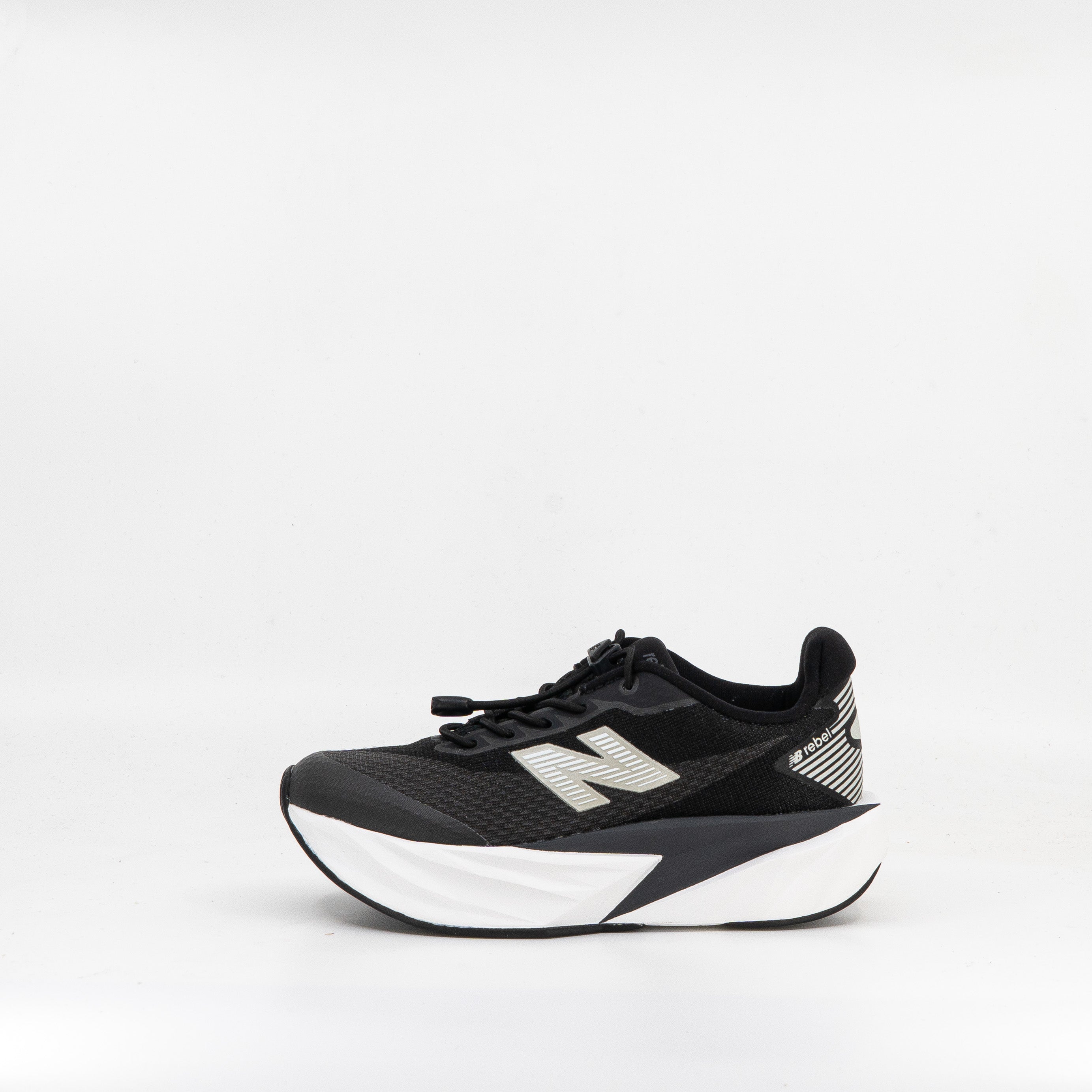New Balance Rebel Bungee Lace Kids Black - Frontrunner Colombo