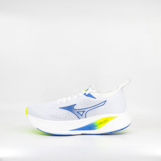 Mizuno Neo Zen 2 (B Standard) Womens White/Ultramarine/Lightning Yellow - Frontrunner Colombo