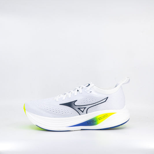 Mizuno Neo Zen 2 (D Standard) Mens White/Estate Blue/Lightning Yellow - Frontrunner Colombo