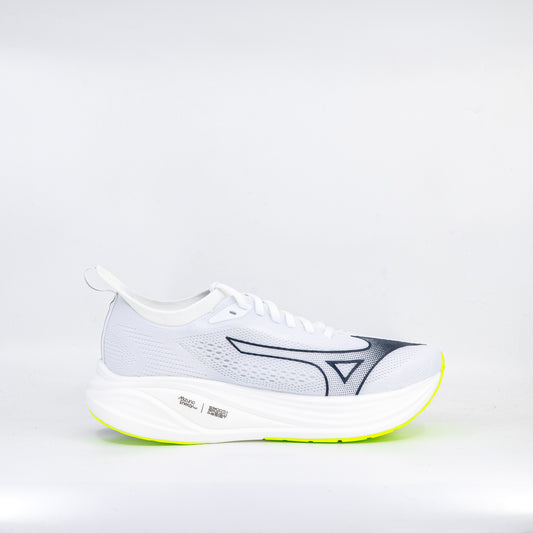 Mizuno Neo Zen 2 (D Standard) Mens White/Estate Blue/Lightning Yellow - Frontrunner Colombo