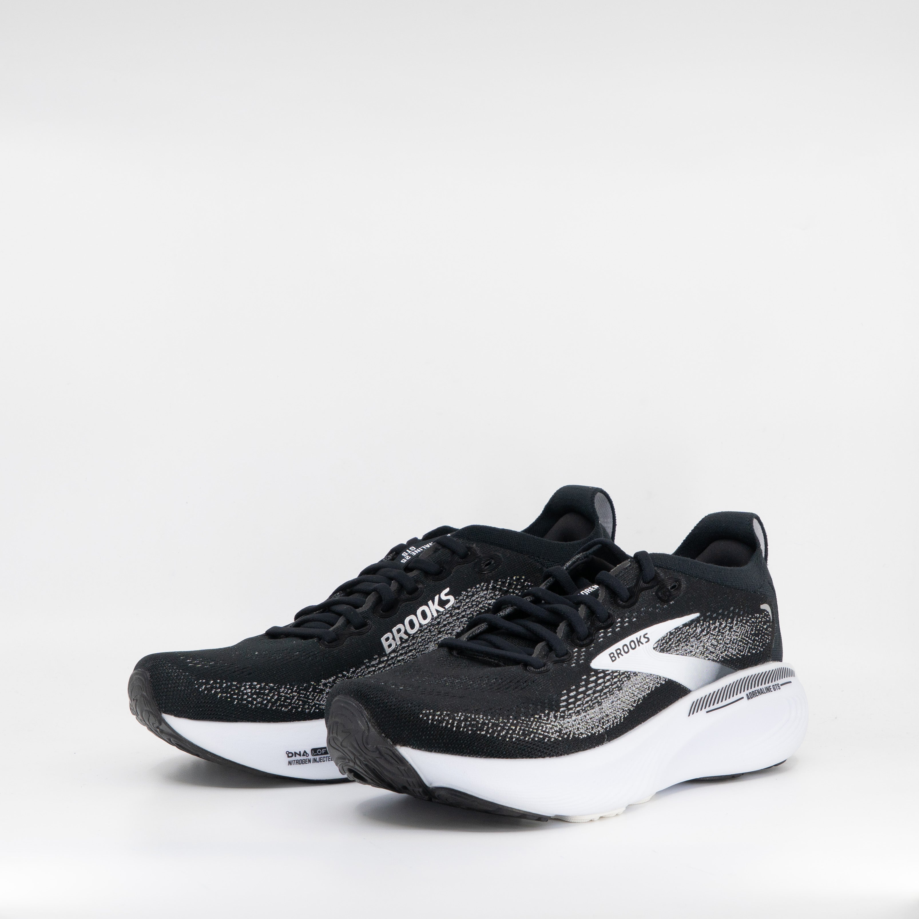 Brooks Adrenaline GTS 25 (B Standard) Womens Black/Grey/White - Frontrunner Colombo