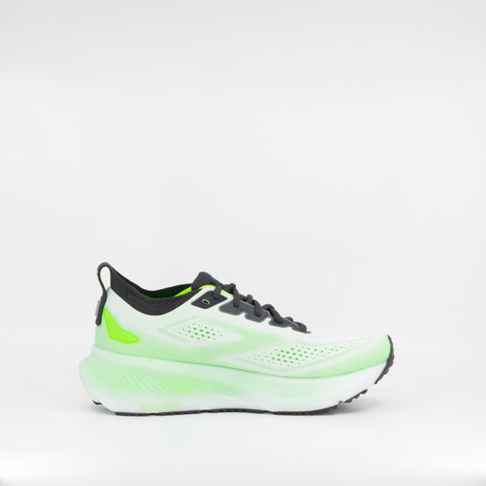 Brooks Glycerin 23 (D Standard) Mens White/Phantom/Green Gecko - Frontrunner Colombo