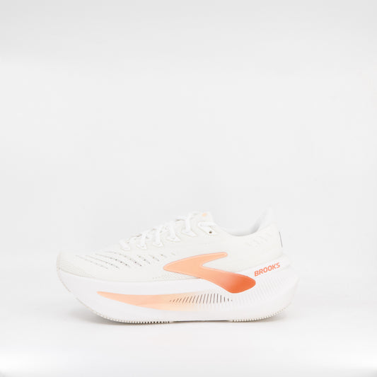 Brooks Glycerin Max 2 (B Standard) Womens White/Coral/Peach - Frontrunner Colombo