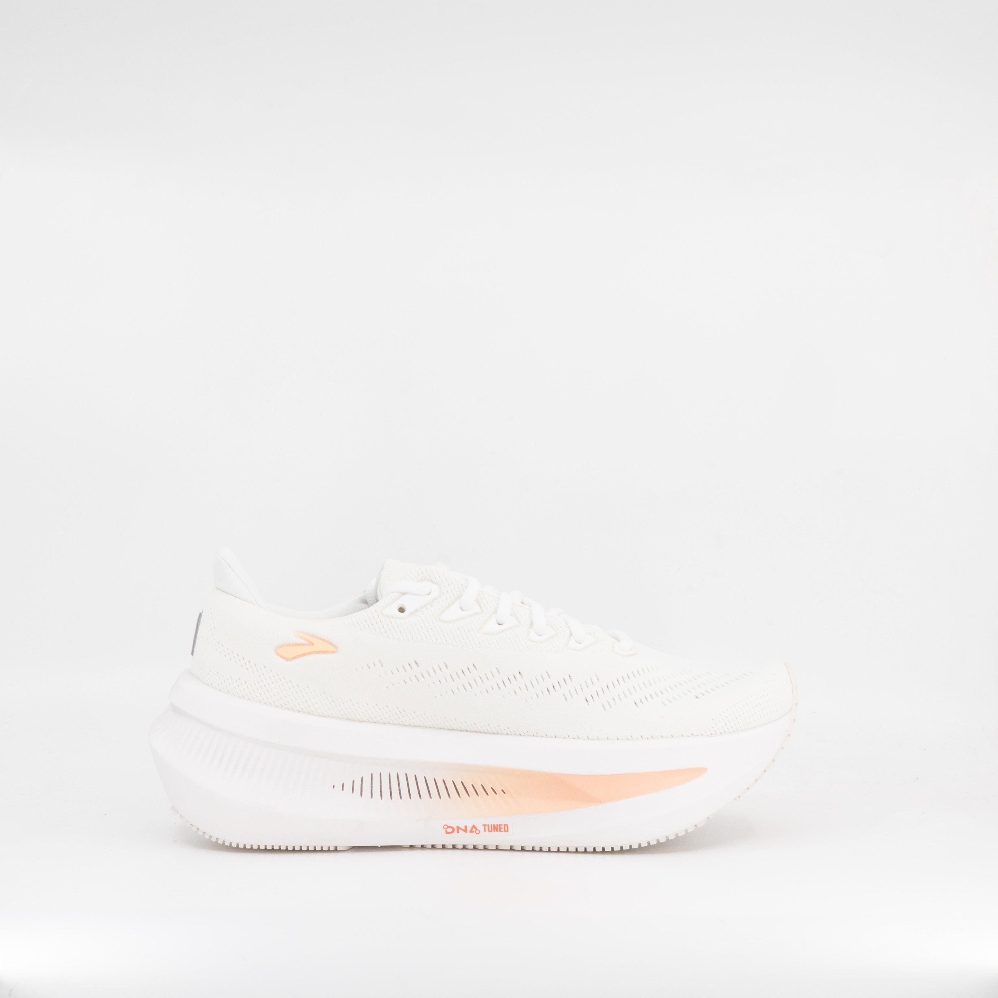 Brooks Glycerin Max 2 (B Standard) Womens White/Coral/Peach - Frontrunner Colombo