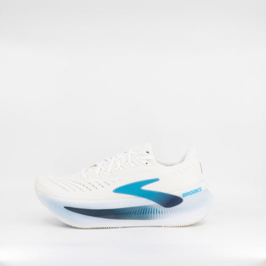 Brooks Glycerin Max 2 (D Standard) Mens White/Blue/Spellbound - Frontrunner Colombo