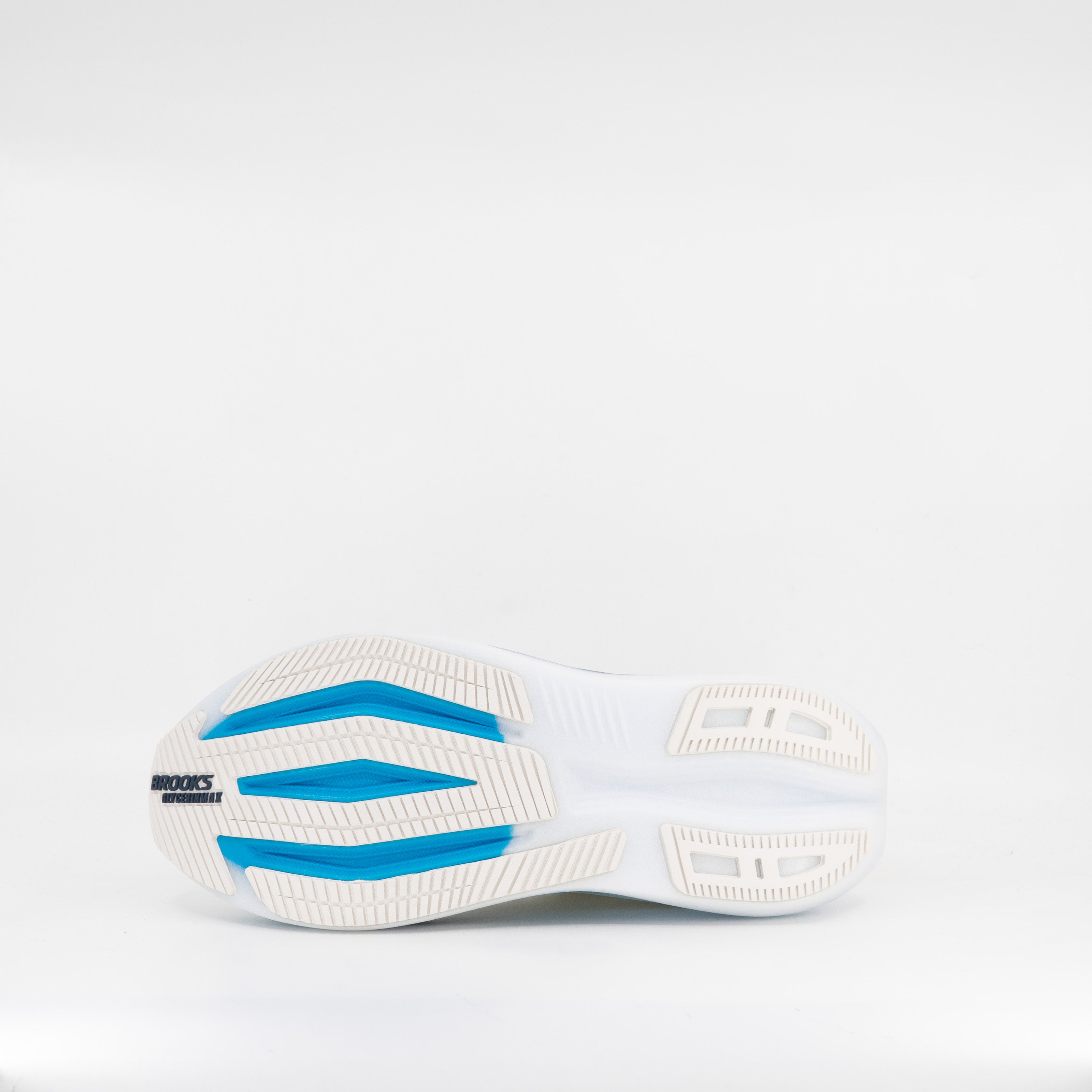 Brooks Glycerin Max 2 (D Standard) Mens White/Blue/Spellbound - Frontrunner Colombo