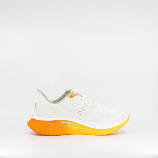 Saucony Endorphin Speed 5 (2E Wide) Mens Ivory/Fire - Frontrunner Colombo