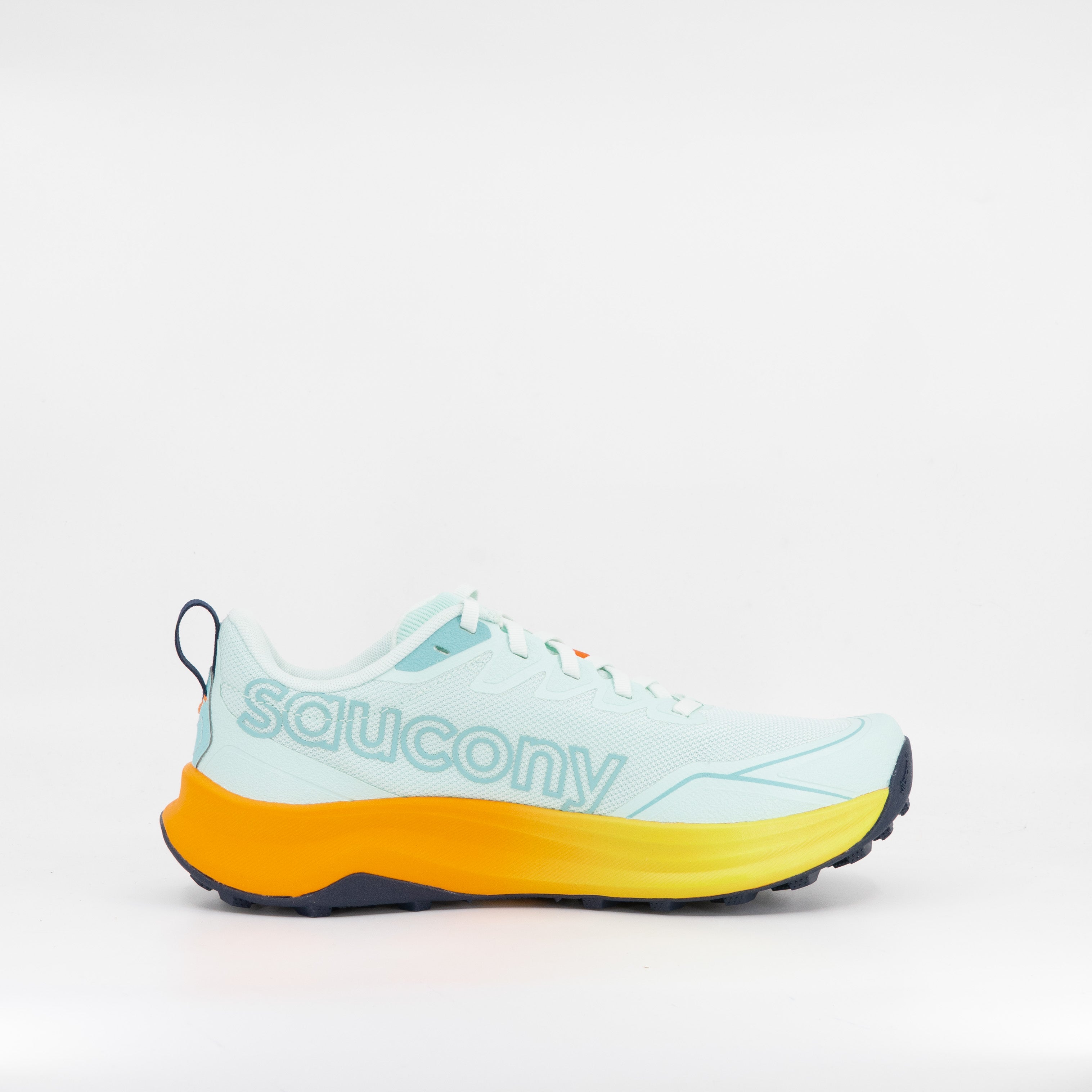 Saucony Peregrine 16 (B Standard) Womens Aqua/Citron - Frontrunner Colombo