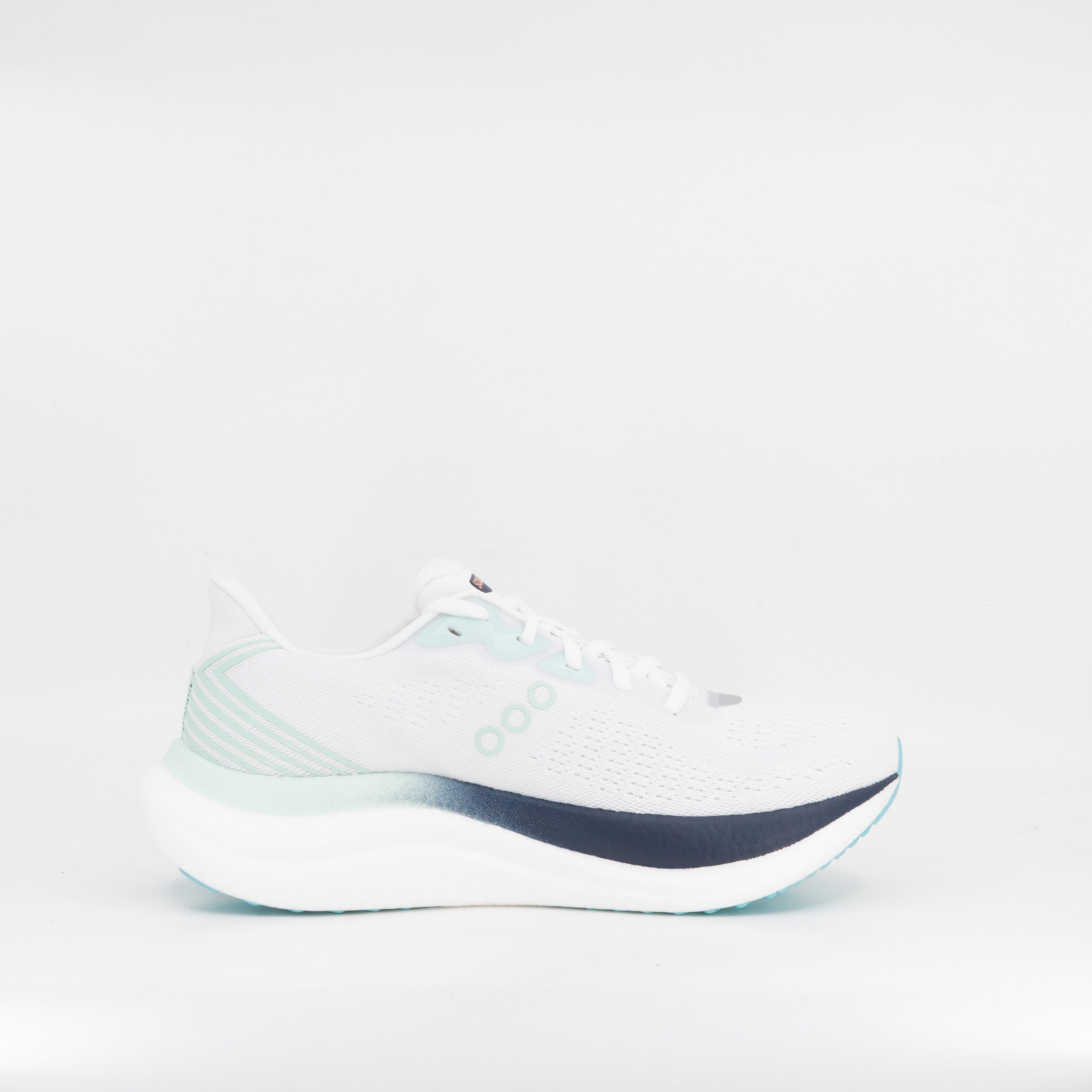 Saucony Triumph 23 (B Standard) Womens White/Navy - Frontrunner Colombo