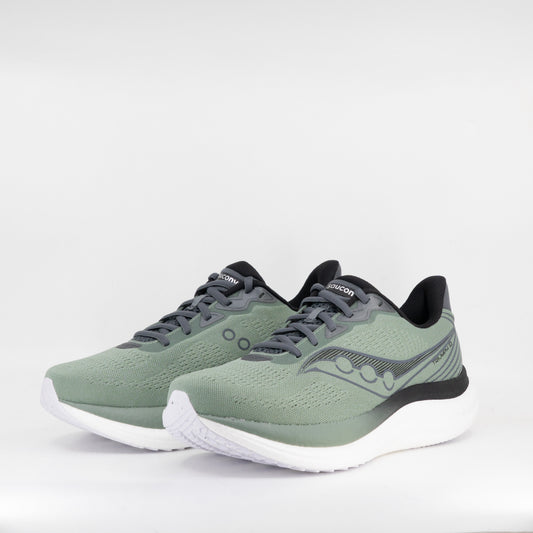 Saucony Triumph 23 (2E Wide) Mens Iceberg/Carbon - Frontrunner Colombo
