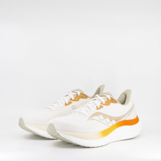 Saucony Triumph 23 (D Standard) Mens Ivory/Fire - Frontrunner Colombo