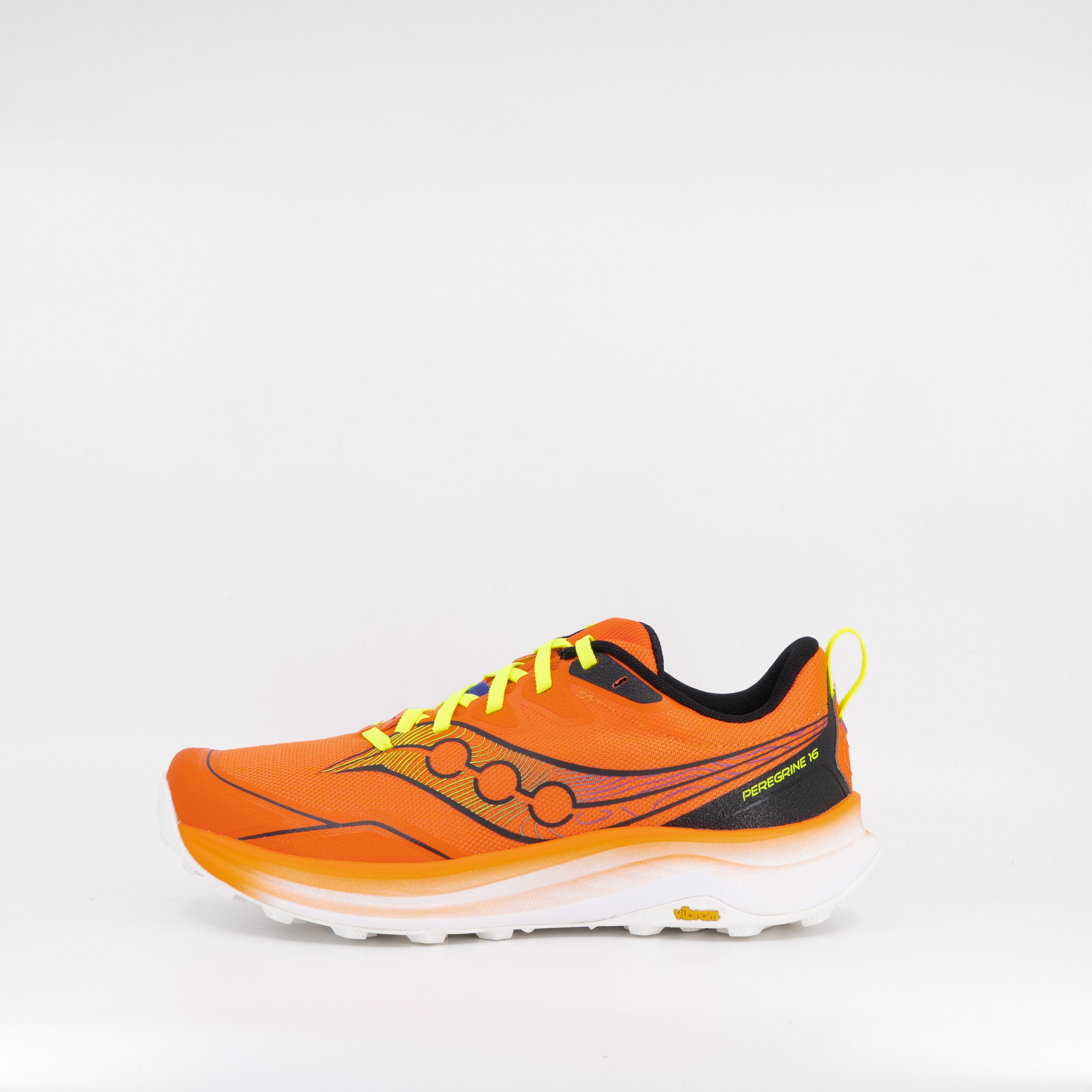 Saucony Peregrine 16 (D Standard) Mens Fire/Black - Frontrunner Colombo