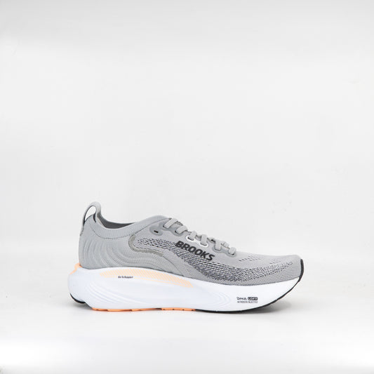 Brooks Adrenaline GTS 25 (D Wide) Womens Grey/Blackened Pearl/Coral - Frontrunner Colombo