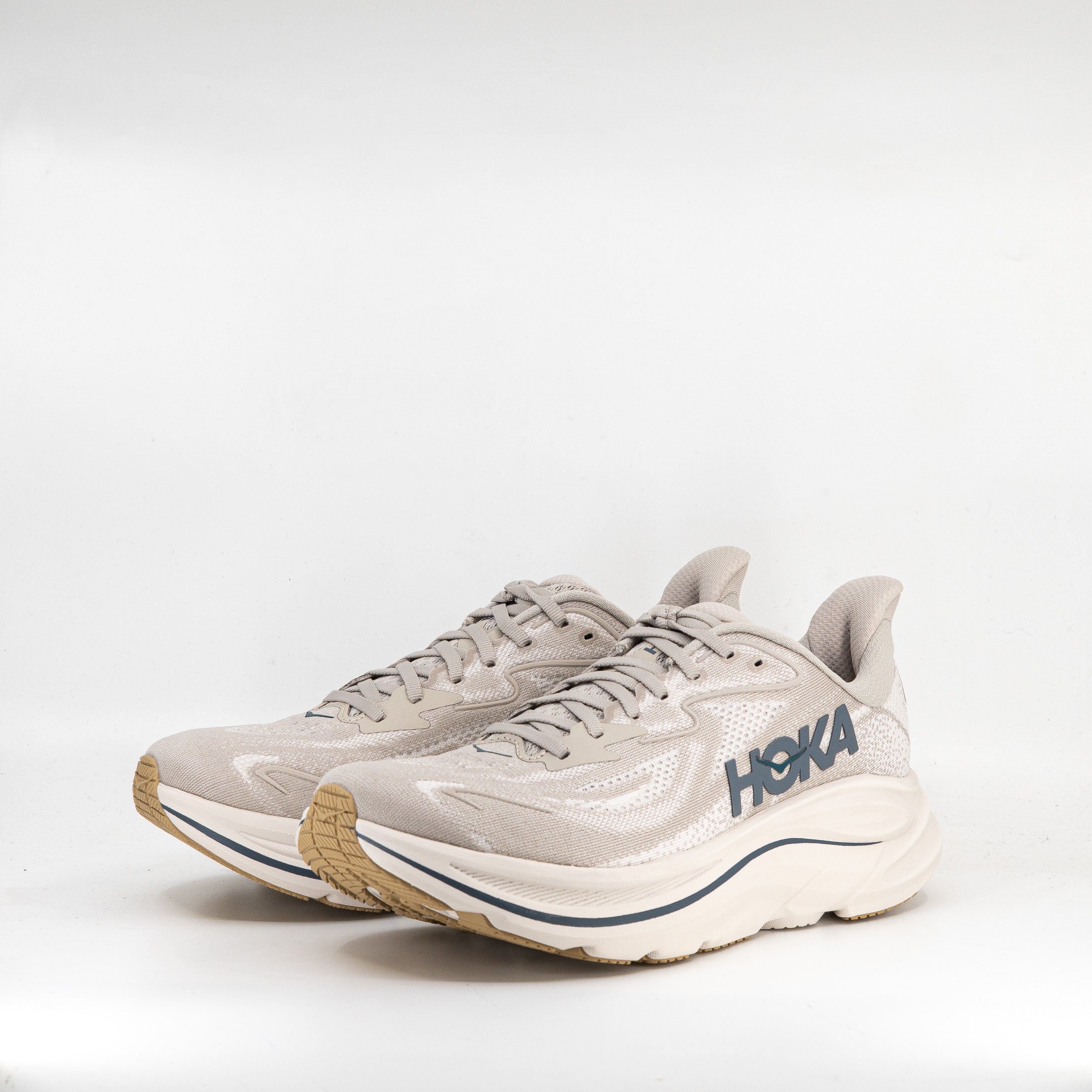 Hoka Clifton 10 (D Standard) Mens Putty/Grout - Frontrunner Colombo