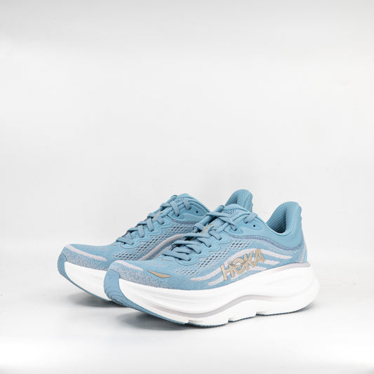 Hoka Bondi 9 (B Standard) Womens Raindrop/Ash - Frontrunner Colombo
