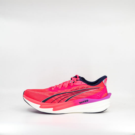 Puma Deviate Nitro 4 Hyrox (D Standard) Mens White/Electric Orchid/Pink - Frontrunner Colombo