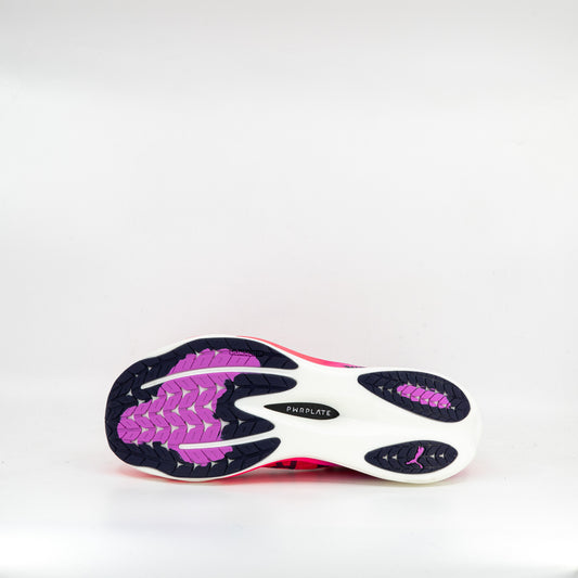 Puma Deviate Nitro 4 Hyrox (D Standard) Mens White/Electric Orchid/Pink - Frontrunner Colombo