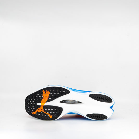 Puma Deviate Nitro Elite 3 Ekiden (B Standard) Womens White-Heat Fire-Black - Frontrunner Colombo