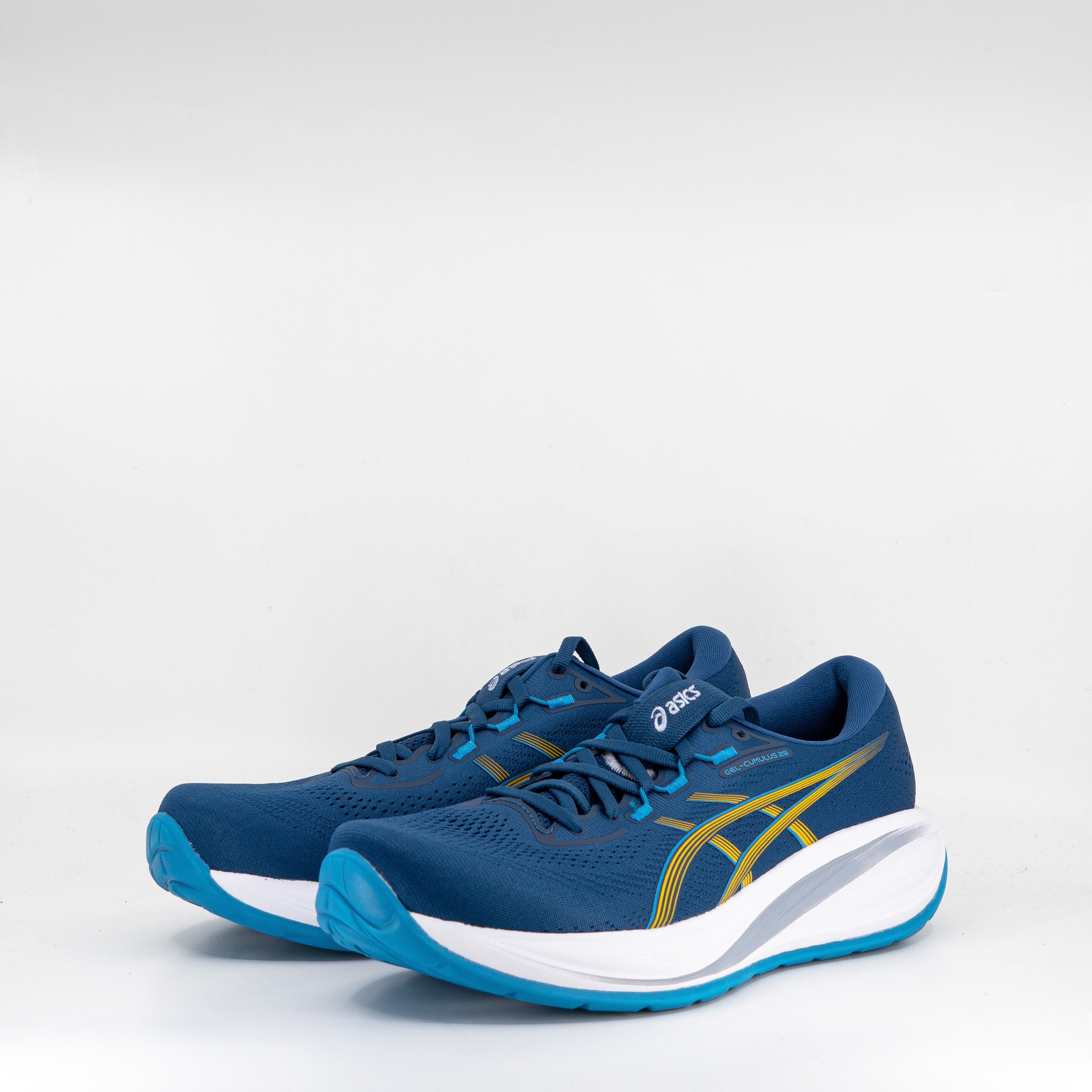 Asics Gel-Cumulus 28 (D Standard) Mens Twilight Blue/Yamabu - Frontrunner Colombo