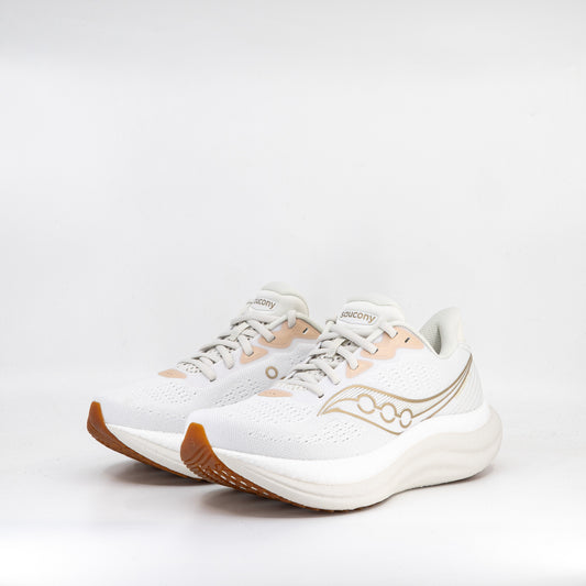 Saucony Triumph 23 (D wide) Womens White/Arctic - Frontrunner Colombo