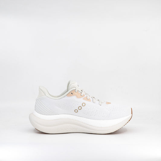 Saucony Triumph 23 (D wide) Womens White/Arctic - Frontrunner Colombo