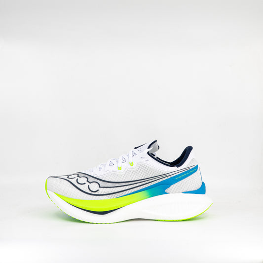 Saucony Endorphin Pro 5 (D Standard) Mens White/Slime - Frontrunner Colombo