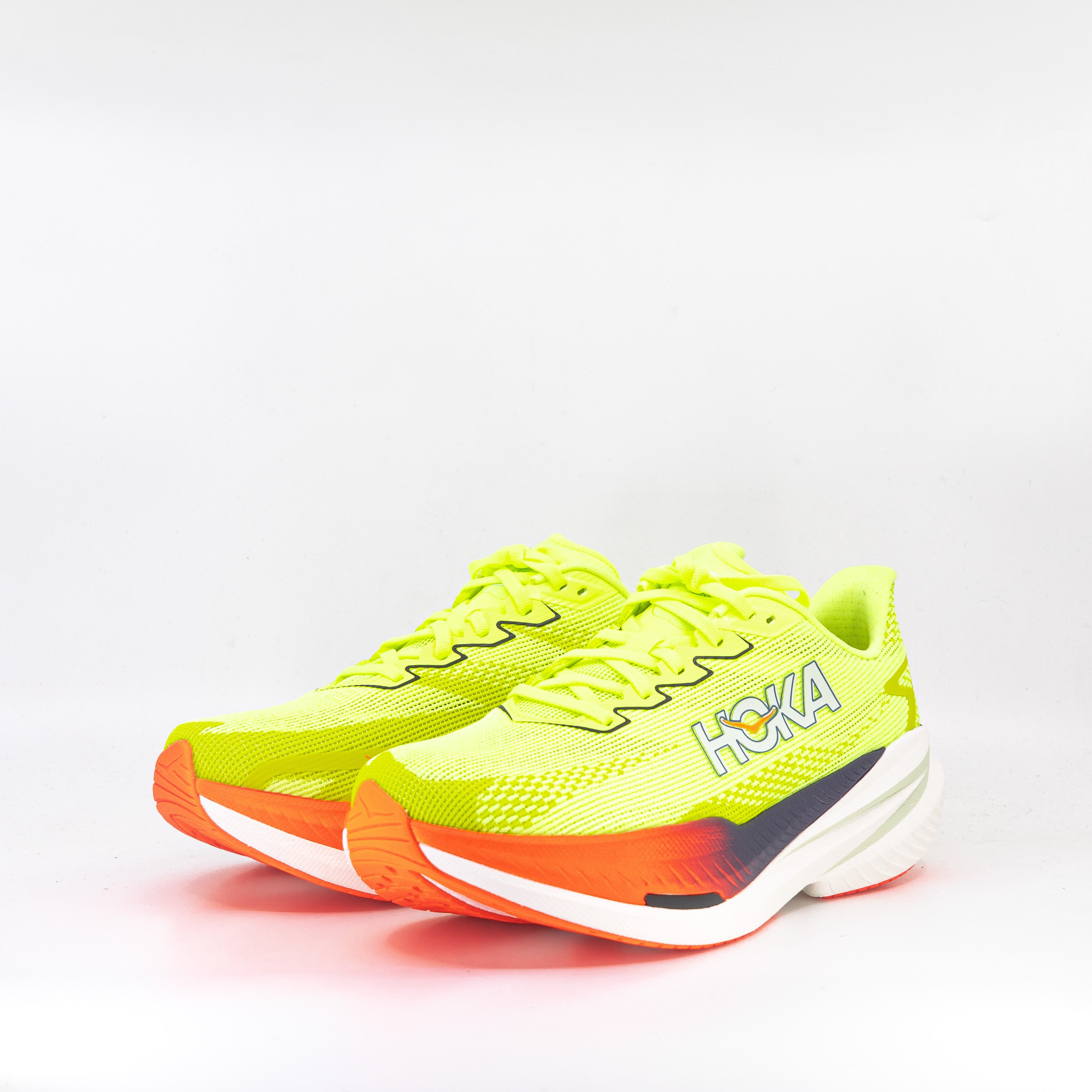 Hoka Mach X 3 (2E Wide) Mens Neon Yuzu/Squid Ink - Frontrunner Colombo