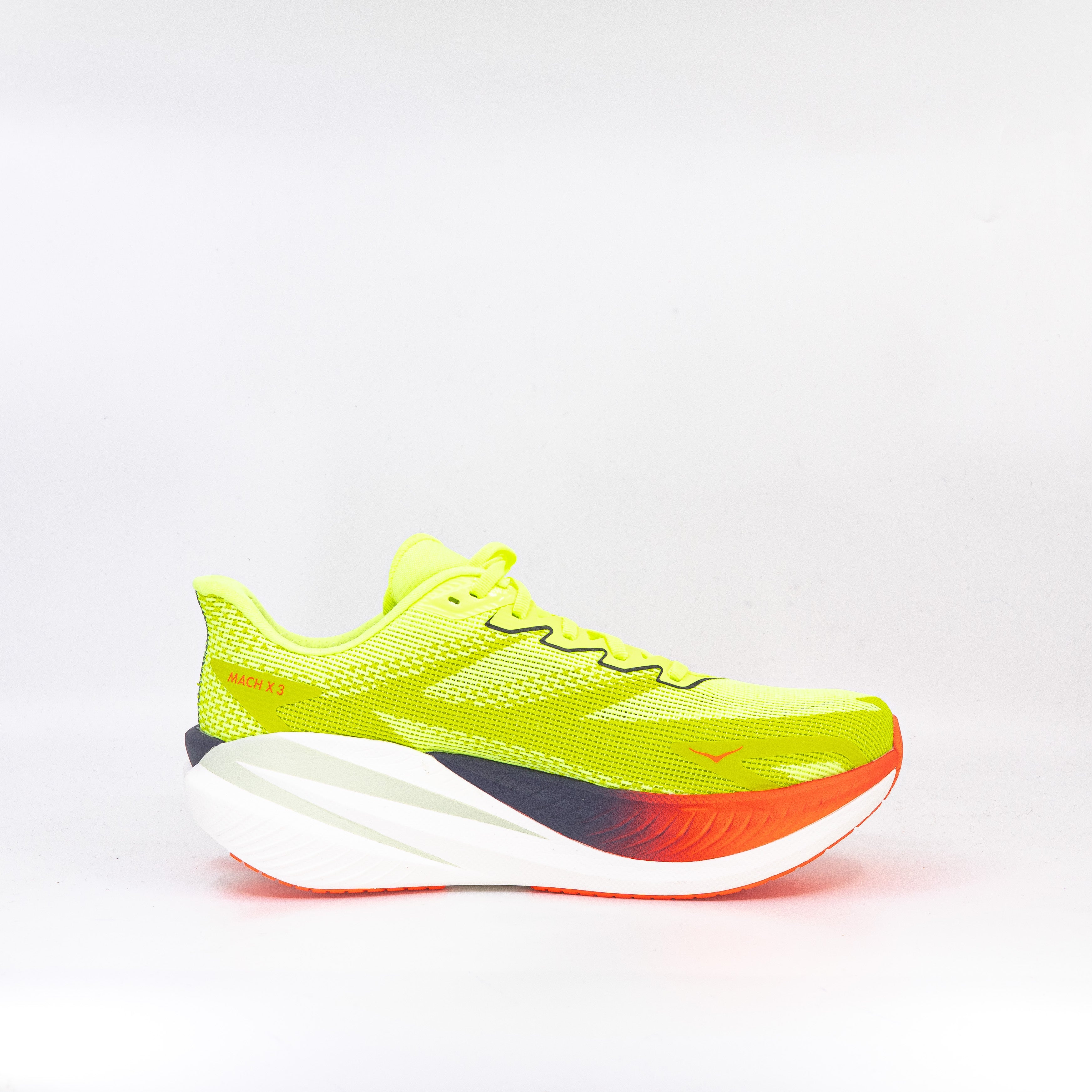 Hoka Mach X 3 (2E Wide) Mens Neon Yuzu/Squid Ink - Frontrunner Colombo