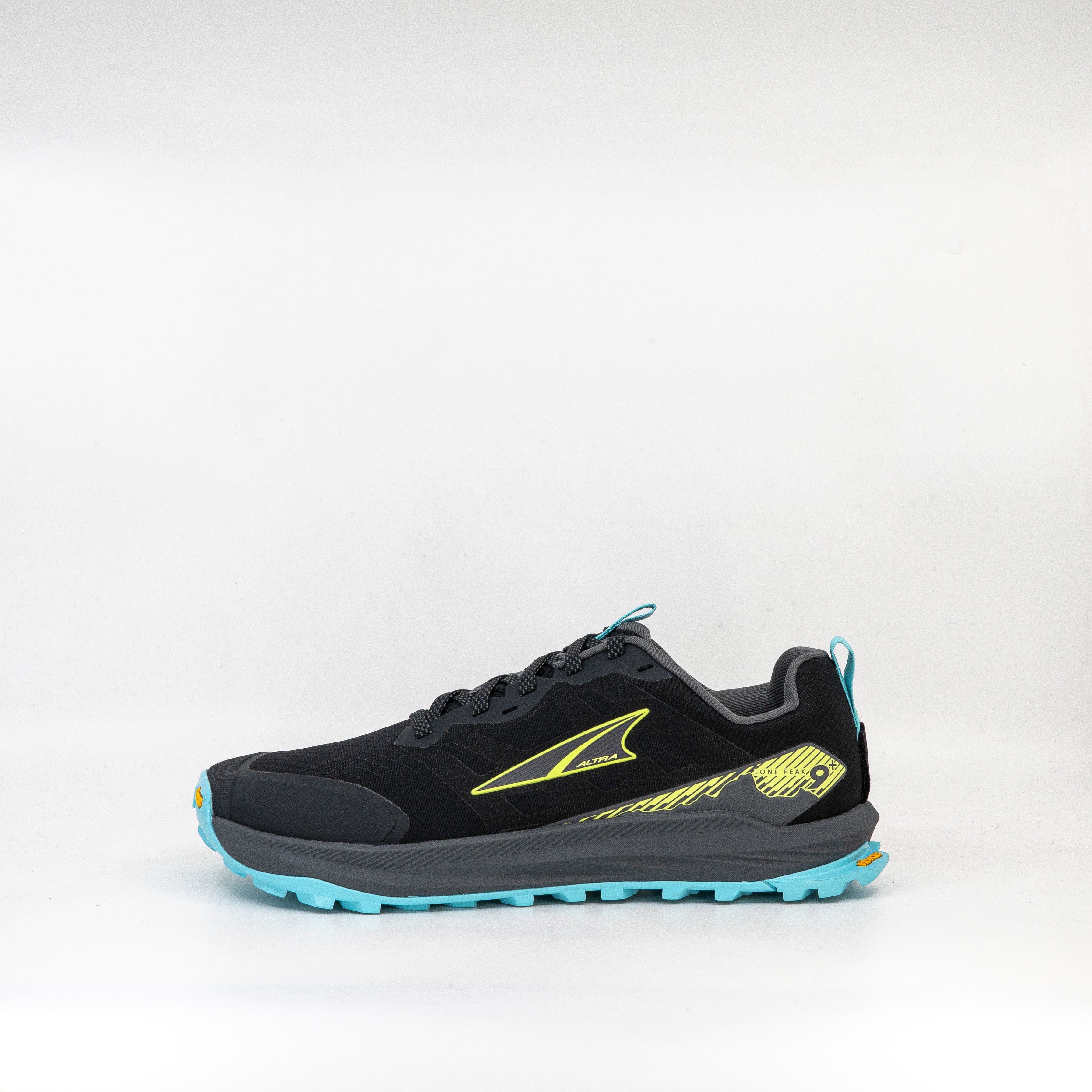 Altra Lone Peak 9 + (D Standard) Mens Black Lime - Frontrunner Colombo
