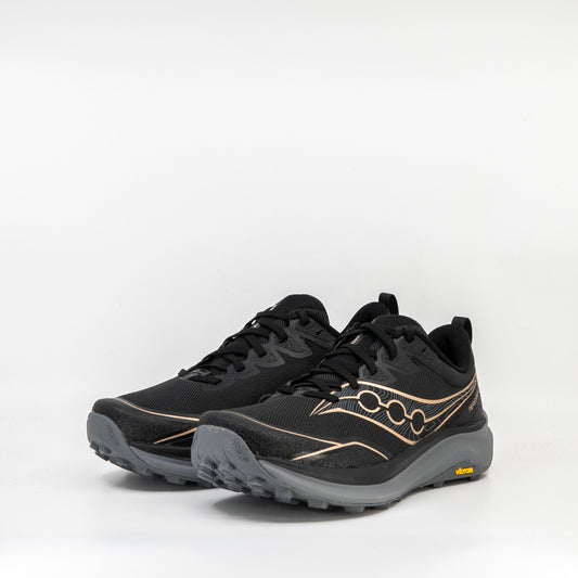 Saucony Peregrine 16 (D Wide) Womens Black/Carbon - Frontrunner Colombo