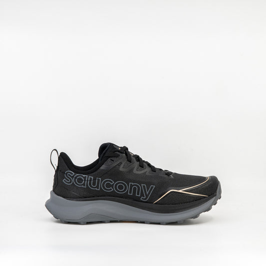 Saucony Peregrine 16 (D Wide) Womens Black/Carbon - Frontrunner Colombo