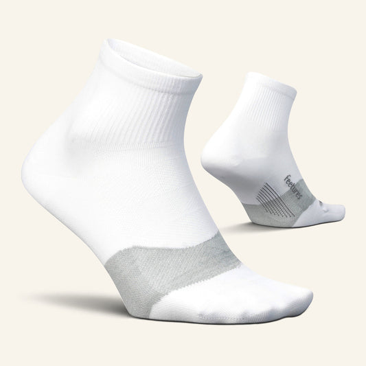Feetures Elite Light Cushion Quarter White Track - Frontrunner Colombo