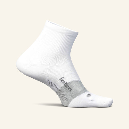 Feetures Elite Light Cushion Quarter White Track - Frontrunner Colombo