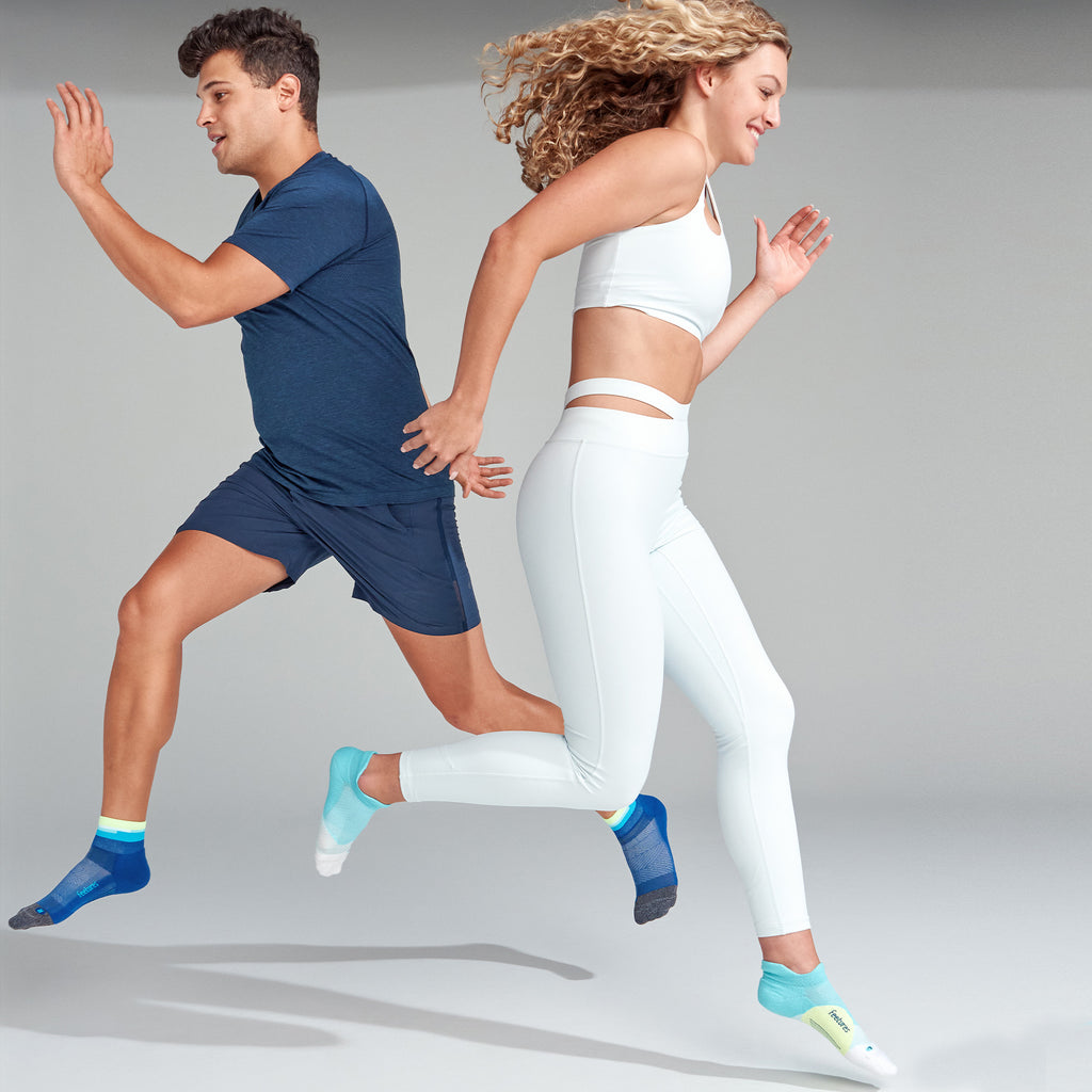 Feetures Elite Light Cushion Tab Aqua Surf - Frontrunner Colombo