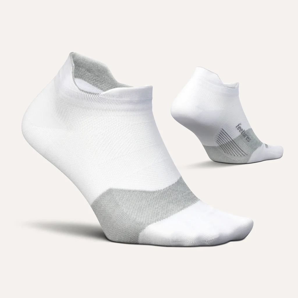 Feetures Elite Ultra Light Cushion No Show Tab White - Frontrunner Colombo