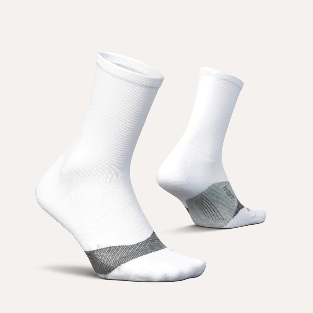 Feetures Elite Light Cushion Mini Crew White - Frontrunner Colombo