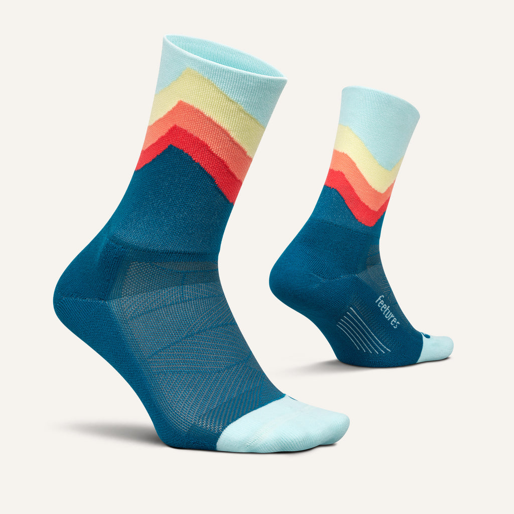 Feetures Elite Light Mini-Crew Blue Swell - Frontrunner Colombo