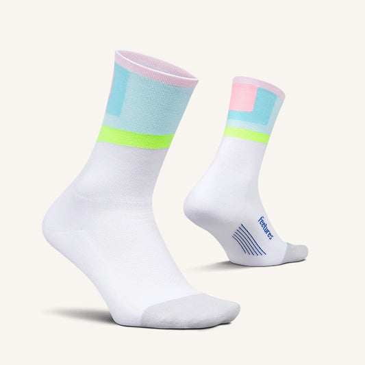 Feetures Elite Light Cushion Mini-Crew Candy Court - Frontrunner Colombo