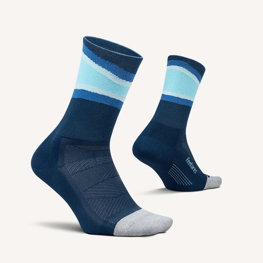 Feetures Elite Light Cushion Mini-Crew Blue Bounce - Frontrunner Colombo