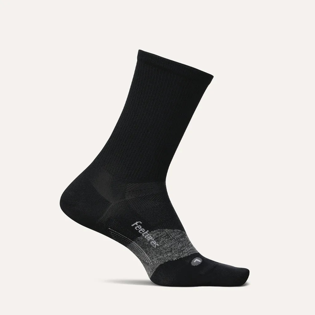 Feetures Elite Ultra Light Cushion Mini-Crew Black - Frontrunner Colombo