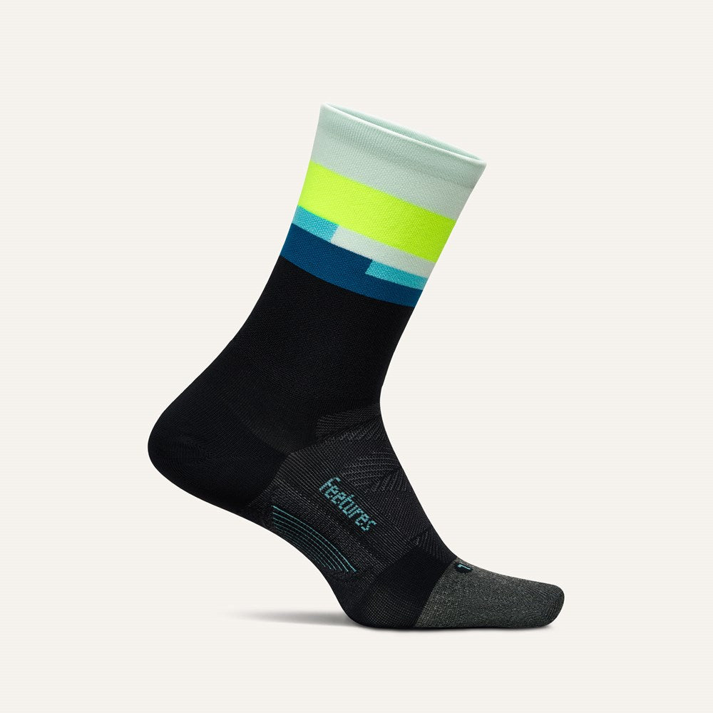 Feetures Elite Ultra Light Cushion Mini-Crew Bayside Black - Frontrunner Colombo