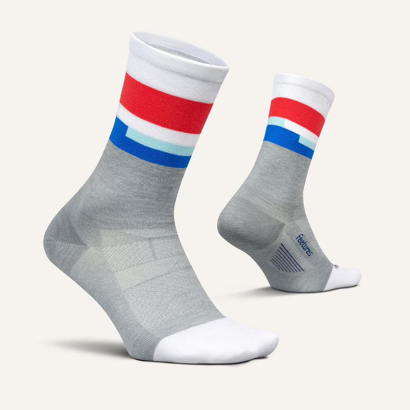 Feetures Elite Ultra Light Cushion Mini Crew Mission Gray - Frontrunner Colombo