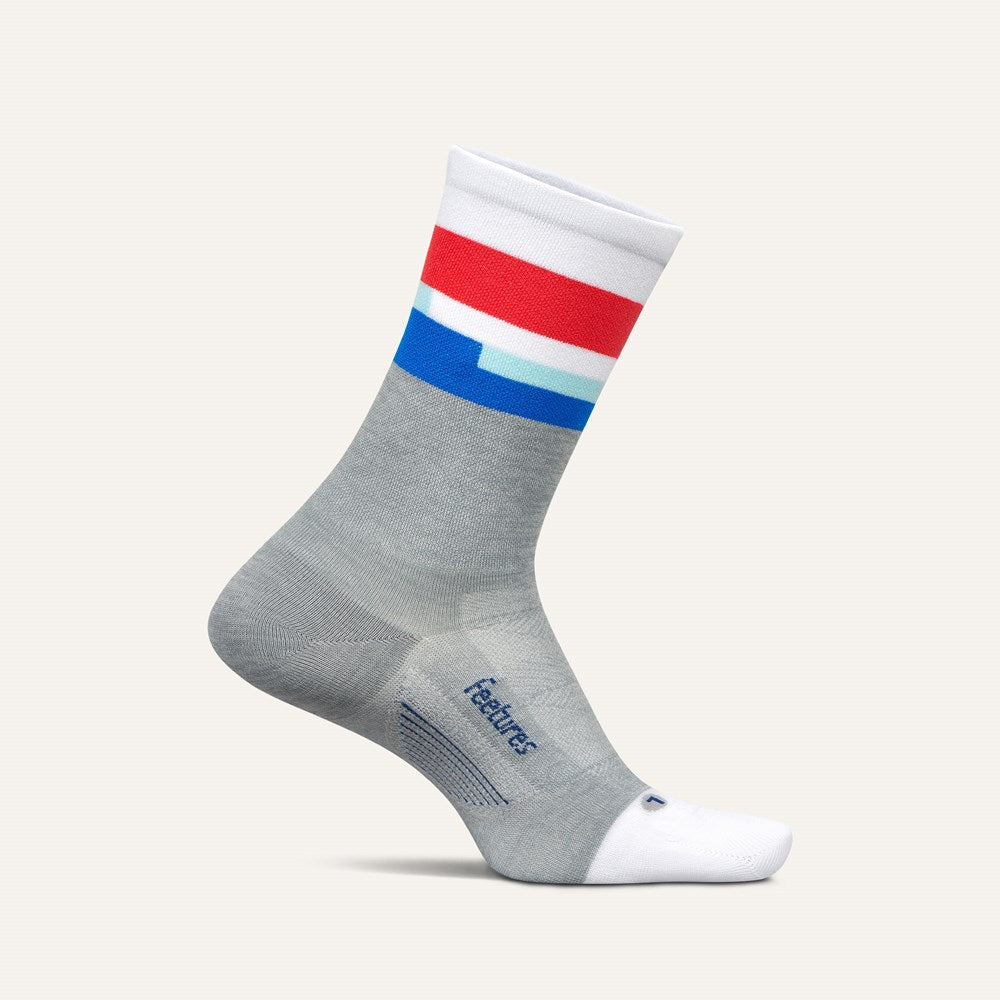 Feetures Elite Ultra Light Cushion Mini Crew Mission Gray - Frontrunner Colombo