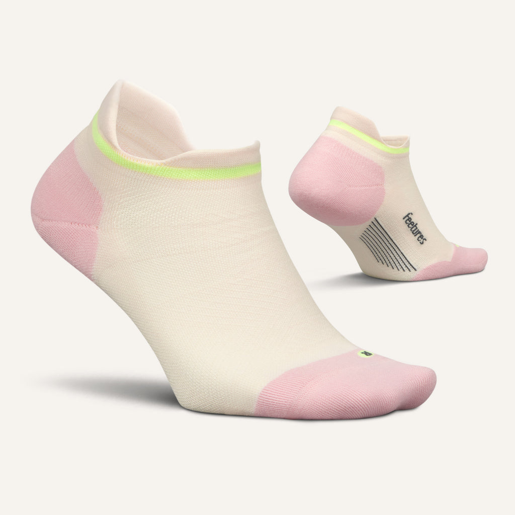 Feetures Elite Max Cushion No-Show Tab Sandy Melon - Frontrunner Colombo