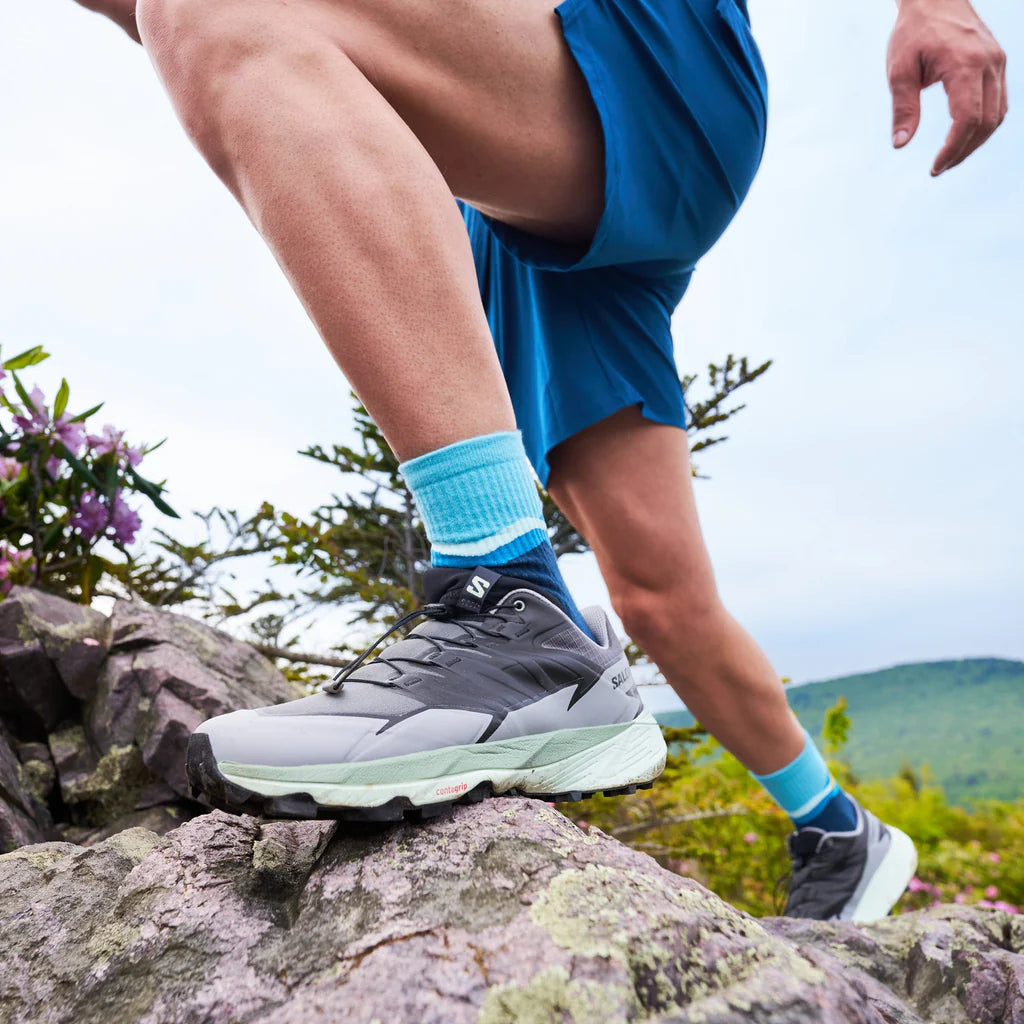 Feetures Trail Max Cushion Mini-Crew - Mountain High Blue - Frontrunner Colombo