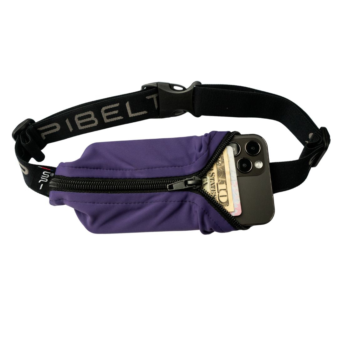 SpiBelt Original Belt - Eggplant with Black Zipper - Frontrunner Colombo