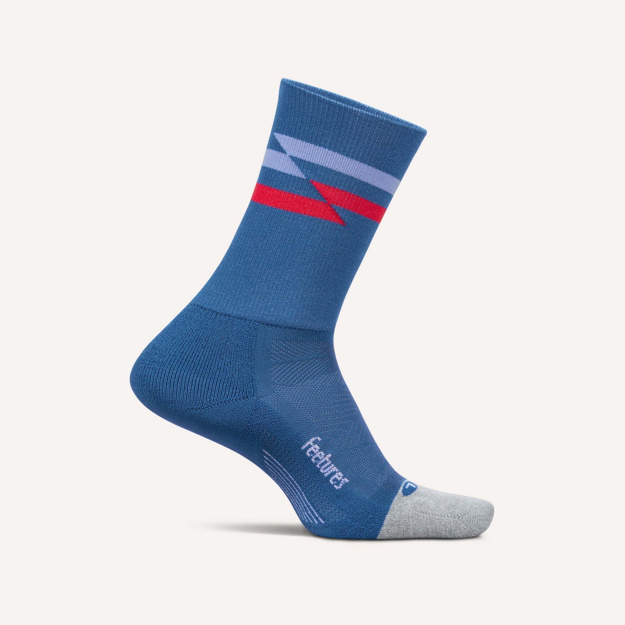 Feetures Elite Light Cushion Mini Crew Blue Track - Frontrunner Colombo