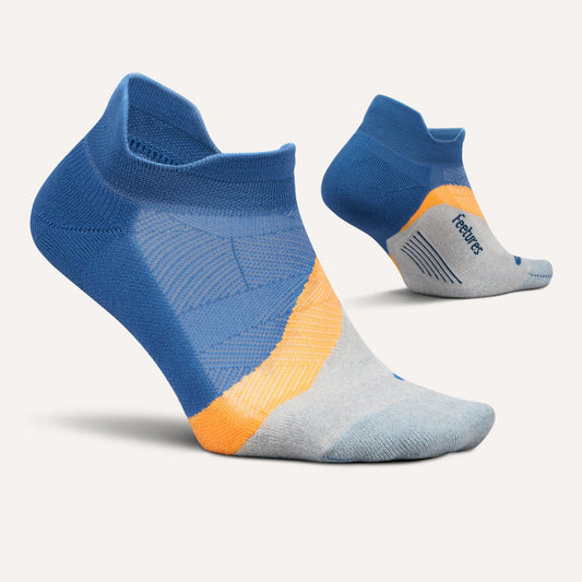 Feetures Elite Light Cushion No-Show Tab - Rally Blue - Frontrunner Colombo