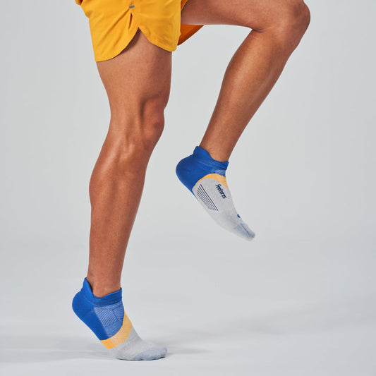 Feetures Elite Light Cushion No-Show Tab - Rally Blue - Frontrunner Colombo